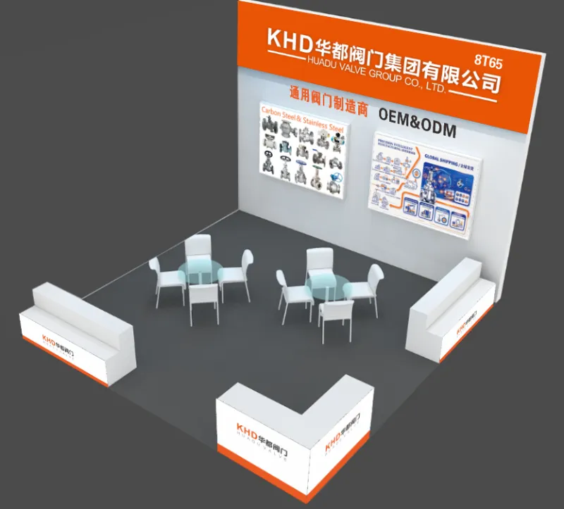 Li ku derê di Cotmeha 2026-an de Koma Huadu Valve (KHD) Bicive? Zhejiang Int'l Valve Fair, Booth 8T65