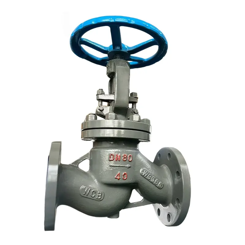 Carbon Steel Neteweyî Standard Flange Globe Valve